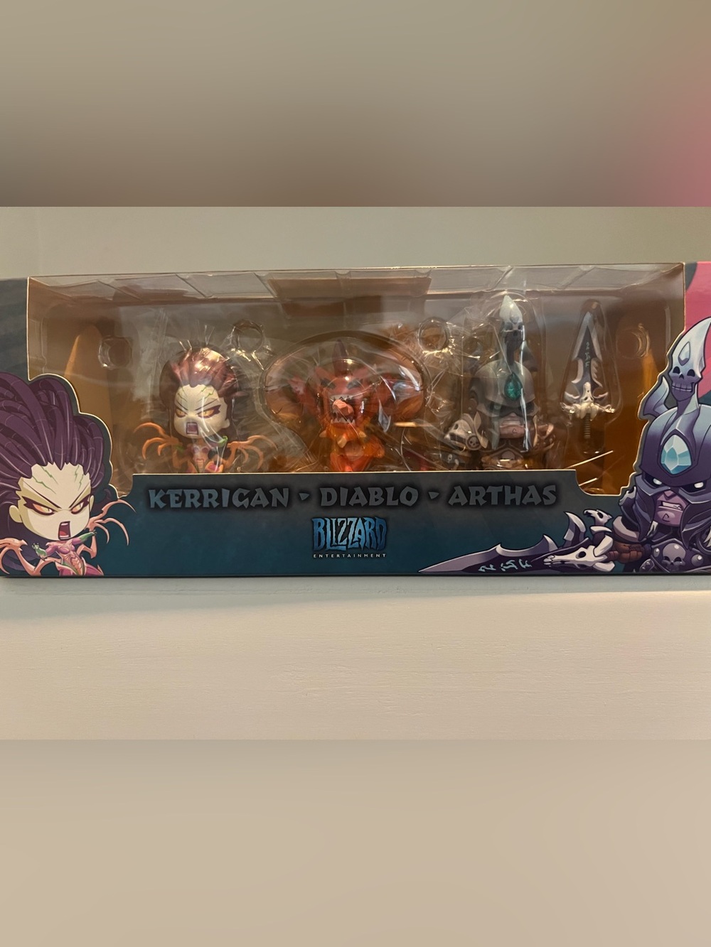 NEW & UNOPENED Blizzard Entertainment Kerrigan Diablo Arthas Collector Set